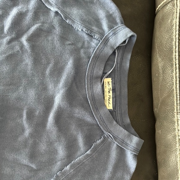 We The Free Blue Long Sleeve Tee - Picture 1 of 2